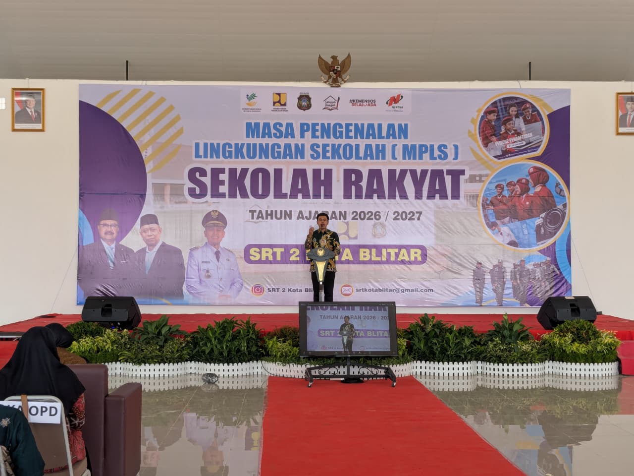 Mas Ibin Buka MPLS Perdana Sekolah Rakyat di Kota Blitar: Pendidikan Berkualitas Putus Mata Rantai Kemiskinan Mas Ibin Resmikan buka SR Sekolah Rakyat Kota Blitar sabtu 15 agustus 2026