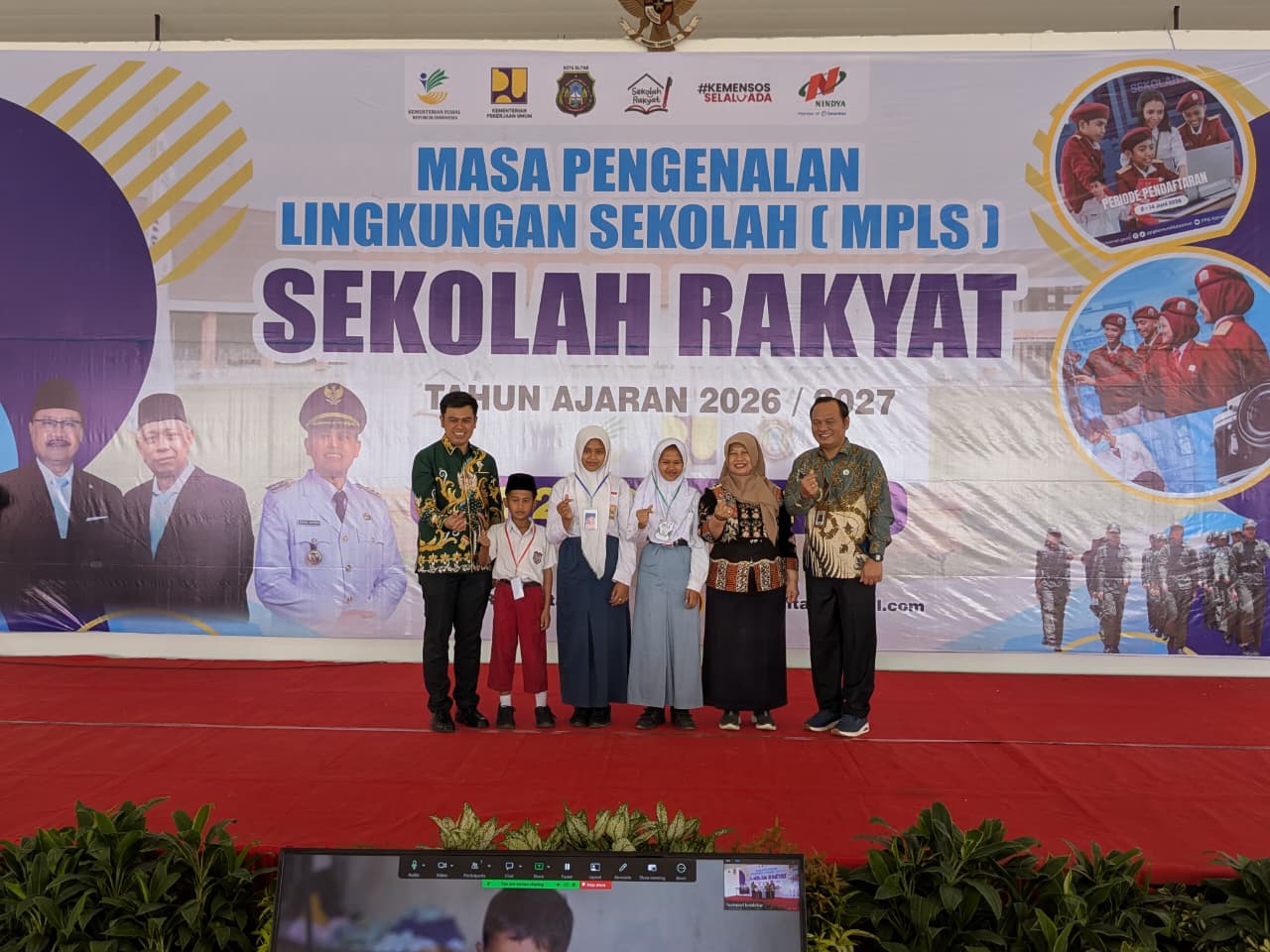 Mas Ibin Buka MPLS Perdana Sekolah Rakyat di Kota Blitar: Pendidikan Berkualitas Putus Mata Rantai Kemiskinan Mas Ibin Siswa Kepala Sekolah SR Kota Blitar MPLS Sabtu 15 Agustus 2026