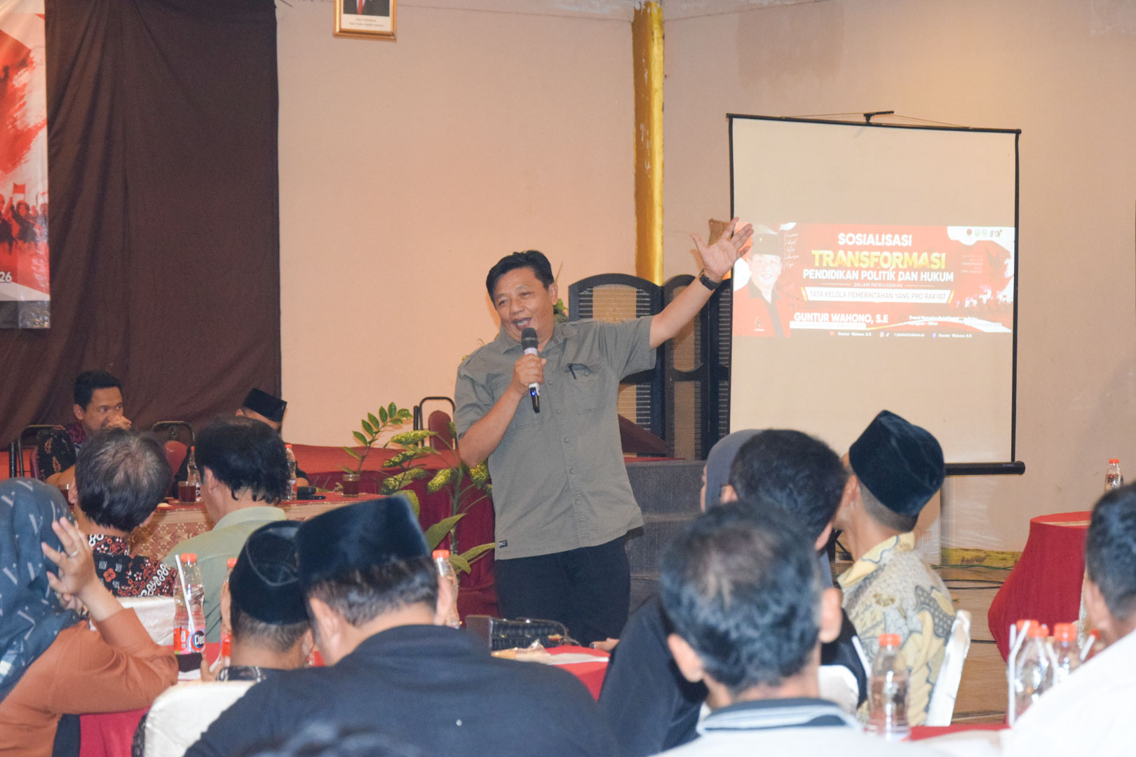 Sowan di Blitar Guntur Wahono Ajak Masyarakat Melek Politik, Pilihan Pemilu Berdampak Langsung pada Kehidupan Sehari-hari