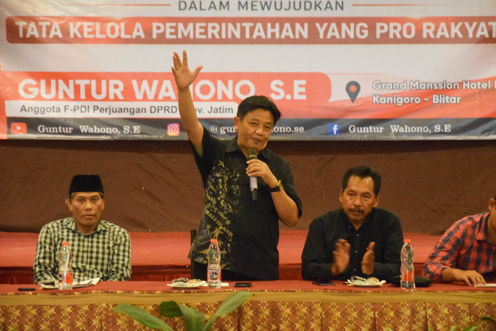 Guntur Wahono Gelar Sowan, Pengurus PDI Perjuangan Blitar Didorong Kawal Tata Kelola Pemerintahan Pro Rakyat