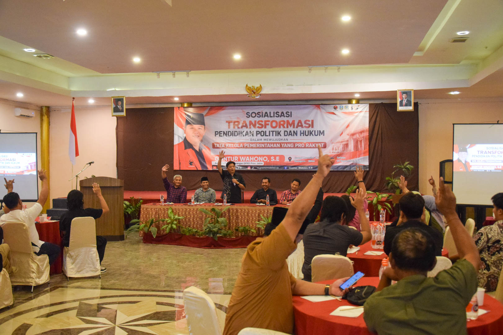 Guntur Wahono Gelar Sowan, Pengurus PDI Perjuangan Blitar Didorong Kawal Tata Kelola Pemerintahan Pro Rakyat sowan guntur wahono dprd jatim antusias selasa 1 september 2026