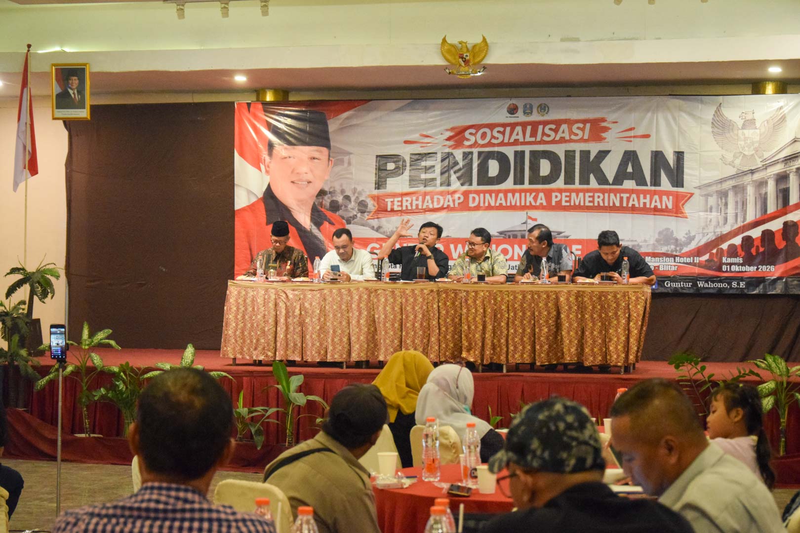 Guntur Wahono PDI Perjuangan kabupaten blitar gagasan desa sowan kepala desa kamis 1 september 2026