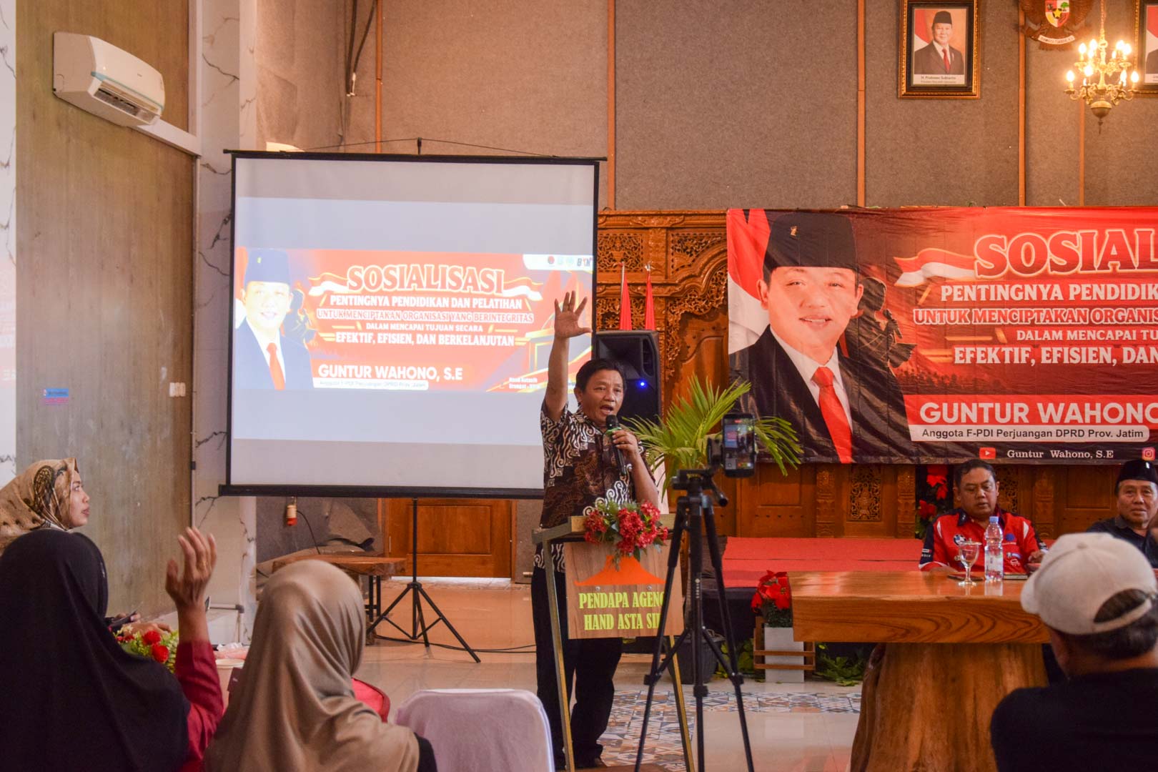 Bangun Kaderisasi Modern, Guntur Wahono Dorong Kader PDI Perjuangan Blitar Kuasai Seni Komunikasi, Dimulai dari MC