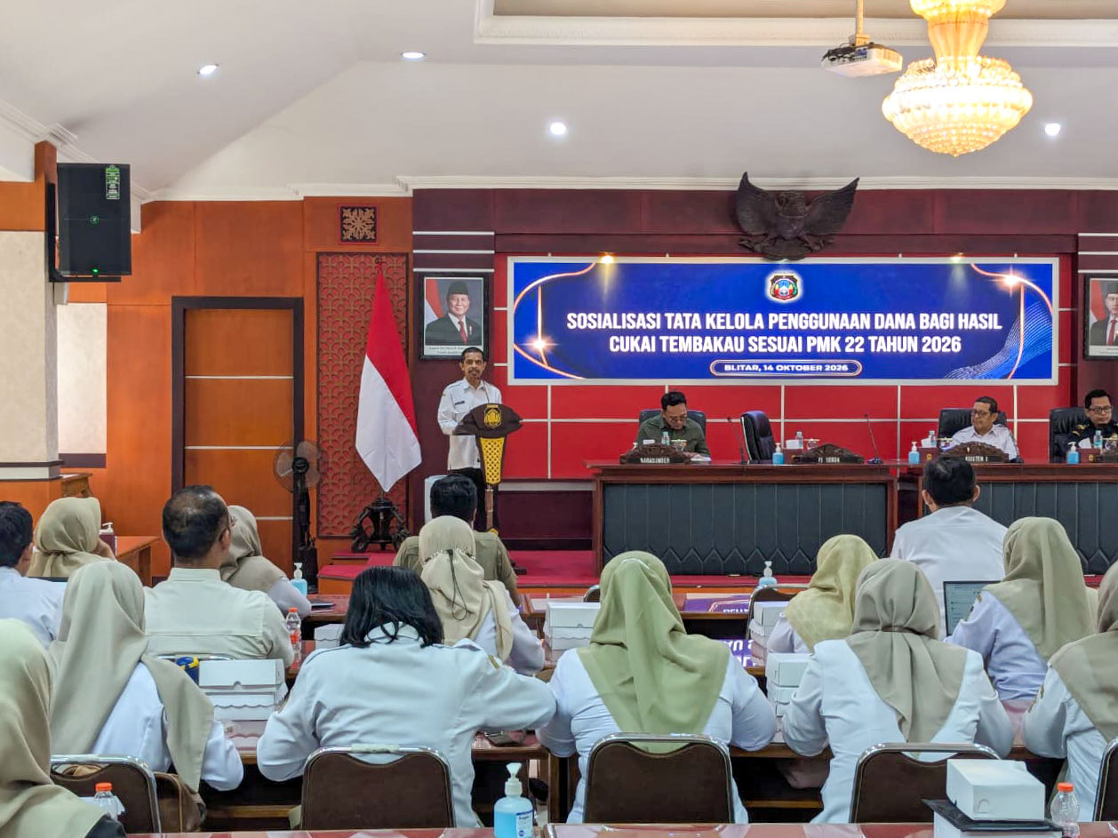 Walau Realisasi DBHCHT Kota Blitar Tinggi, Pemkot Blitar Terus Perkuat Pengelolaan agar Manfaatnya Dirasakan Warga